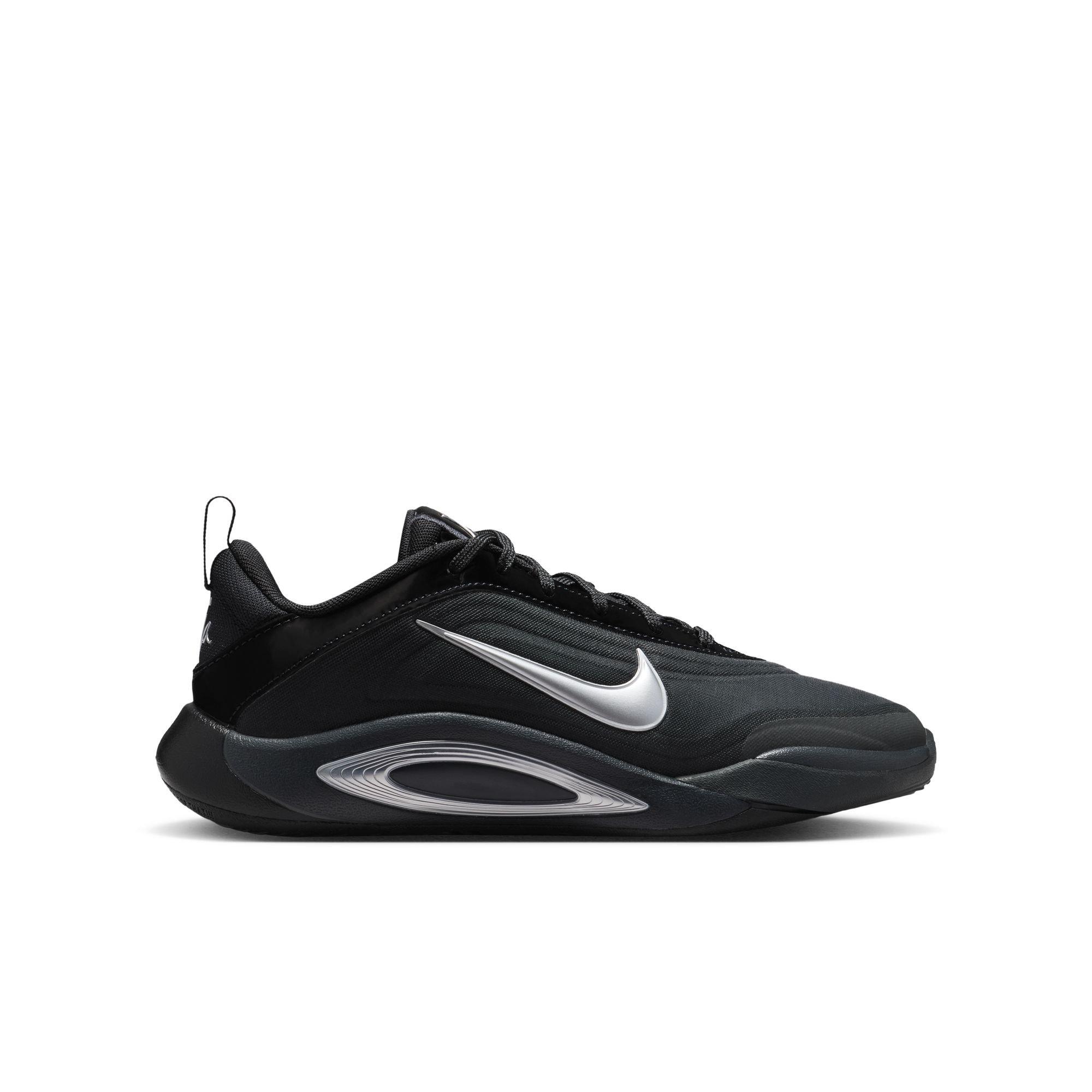 Nike A'One "Smoke Grey" Grade School Kids' Basketball Shoe
